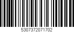 Código de barras (EAN, GTIN, SKU, ISBN): '5307372071702'
