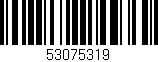 Código de barras (EAN, GTIN, SKU, ISBN): '53075319'