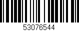 Código de barras (EAN, GTIN, SKU, ISBN): '53076544'