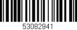 Código de barras (EAN, GTIN, SKU, ISBN): '53082941'