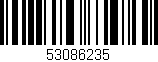 Código de barras (EAN, GTIN, SKU, ISBN): '53086235'