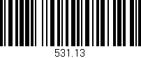 Código de barras (EAN, GTIN, SKU, ISBN): '531.13'