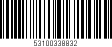 Código de barras (EAN, GTIN, SKU, ISBN): '53100338832'