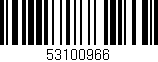 Código de barras (EAN, GTIN, SKU, ISBN): '53100966'