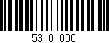 Código de barras (EAN, GTIN, SKU, ISBN): '53101000'