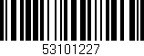 Código de barras (EAN, GTIN, SKU, ISBN): '53101227'