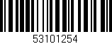 Código de barras (EAN, GTIN, SKU, ISBN): '53101254'