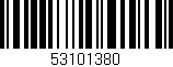 Código de barras (EAN, GTIN, SKU, ISBN): '53101380'