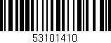 Código de barras (EAN, GTIN, SKU, ISBN): '53101410'
