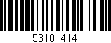 Código de barras (EAN, GTIN, SKU, ISBN): '53101414'