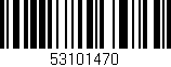 Código de barras (EAN, GTIN, SKU, ISBN): '53101470'