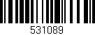 Código de barras (EAN, GTIN, SKU, ISBN): '531089'