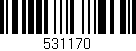 Código de barras (EAN, GTIN, SKU, ISBN): '531170'