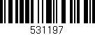Código de barras (EAN, GTIN, SKU, ISBN): '531197'