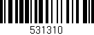 Código de barras (EAN, GTIN, SKU, ISBN): '531310'