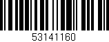 Código de barras (EAN, GTIN, SKU, ISBN): '53141160'