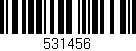 Código de barras (EAN, GTIN, SKU, ISBN): '531456'