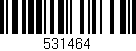 Código de barras (EAN, GTIN, SKU, ISBN): '531464'