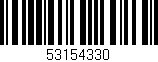 Código de barras (EAN, GTIN, SKU, ISBN): '53154330'