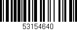 Código de barras (EAN, GTIN, SKU, ISBN): '53154640'