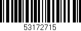 Código de barras (EAN, GTIN, SKU, ISBN): '53172715'