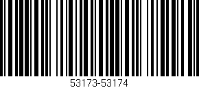 Código de barras (EAN, GTIN, SKU, ISBN): '53173-53174'