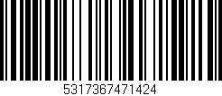 Código de barras (EAN, GTIN, SKU, ISBN): '5317367471424'