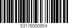 Código de barras (EAN, GTIN, SKU, ISBN): '53176000954'