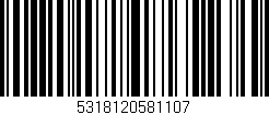 Código de barras (EAN, GTIN, SKU, ISBN): '5318120581107'