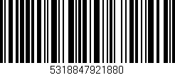 Código de barras (EAN, GTIN, SKU, ISBN): '5318847921880'