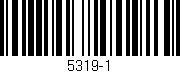 Código de barras (EAN, GTIN, SKU, ISBN): '5319-1'