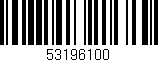 Código de barras (EAN, GTIN, SKU, ISBN): '53196100'