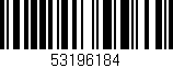 Código de barras (EAN, GTIN, SKU, ISBN): '53196184'