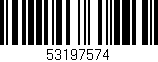 Código de barras (EAN, GTIN, SKU, ISBN): '53197574'