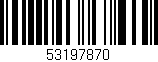 Código de barras (EAN, GTIN, SKU, ISBN): '53197870'