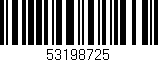 Código de barras (EAN, GTIN, SKU, ISBN): '53198725'
