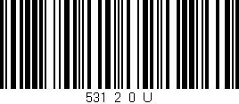 Código de barras (EAN, GTIN, SKU, ISBN): '531_2_0_U'