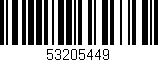 Código de barras (EAN, GTIN, SKU, ISBN): '53205449'