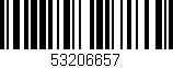 Código de barras (EAN, GTIN, SKU, ISBN): '53206657'