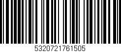 Código de barras (EAN, GTIN, SKU, ISBN): '5320721761505'