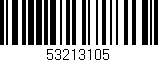 Código de barras (EAN, GTIN, SKU, ISBN): '53213105'