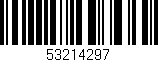 Código de barras (EAN, GTIN, SKU, ISBN): '53214297'