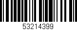 Código de barras (EAN, GTIN, SKU, ISBN): '53214399'