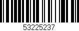 Código de barras (EAN, GTIN, SKU, ISBN): '53225237'