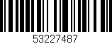 Código de barras (EAN, GTIN, SKU, ISBN): '53227487'