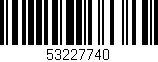Código de barras (EAN, GTIN, SKU, ISBN): '53227740'