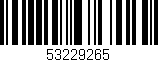 Código de barras (EAN, GTIN, SKU, ISBN): '53229265'