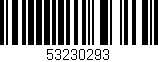 Código de barras (EAN, GTIN, SKU, ISBN): '53230293'