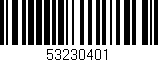 Código de barras (EAN, GTIN, SKU, ISBN): '53230401'