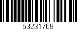 Código de barras (EAN, GTIN, SKU, ISBN): '53231769'